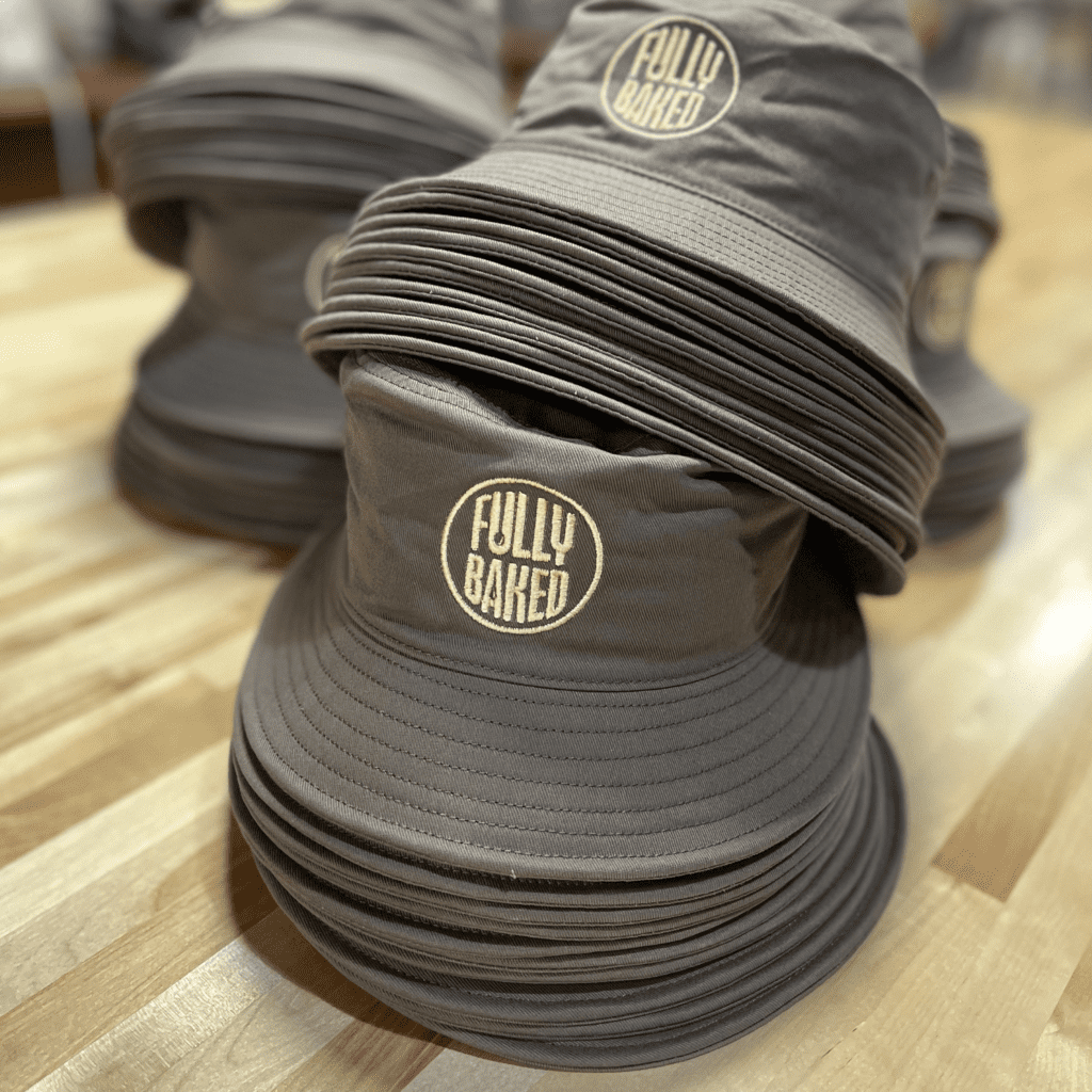 Custom Embroidered Bucket Hats for Fully Backed