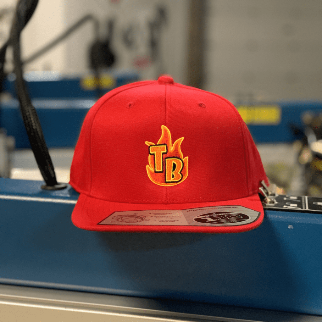 Embroidered Snap Back by Technique Embroidery