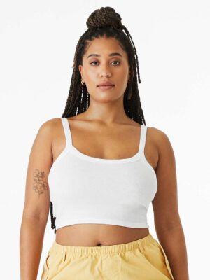 Women's Micro Rib Spaghetti Strap Tank