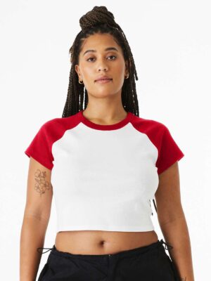 Women's Micro Rib Raglan Baby Tee