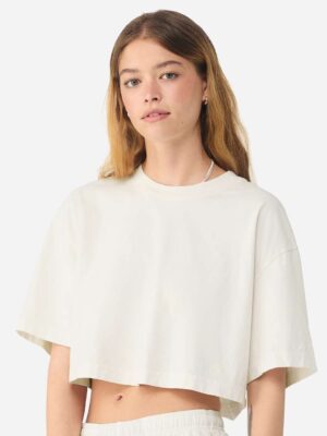 Women's Garment-Dyed Cropped Tee