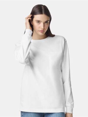 Unisex Super Heavyweight Long Sleeve Pocket Tee - 9410