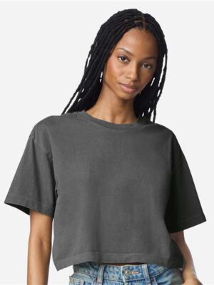 Women's Garment-Dyed Heavyweight Cropped Tee - 1302GD