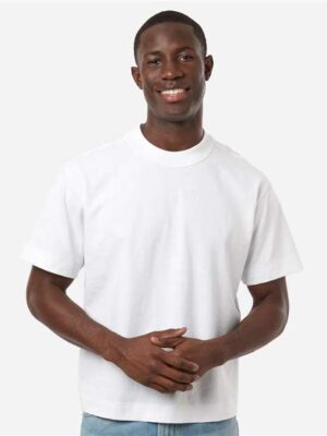 Unisex Heavyweight Cotton Mid-Length Tee - 13ML0