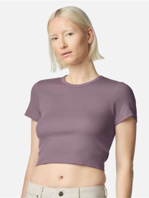 Women's Baby Rib Cropped Tee - BR210