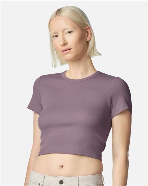 Women's Baby Rib Cropped Tee - BR210